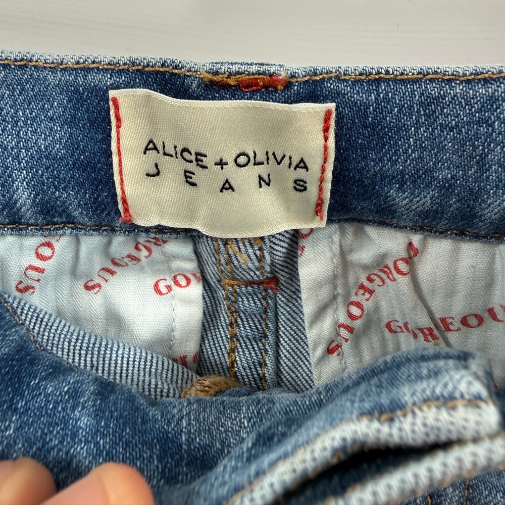 EUC Alice + Olivia Jeans Coin Pocket Ankle Jeans - Picture 11 of 12